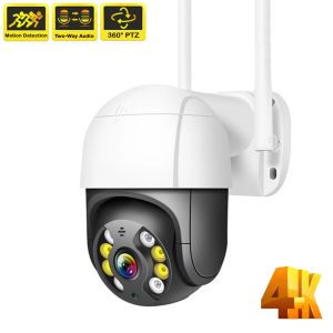 Kamery FHD 4K 8MP IP kamera Wi -Fi Ochrona zabezpieczenia na zewnątrz inteligentny dom CCTV 360 PTZ Monitor wideo 5MP Secur Kamera Surveillance IP Cam