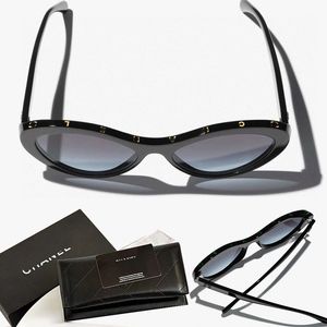 Ladies Mode Oval Sonnenbrille Designer Luxusbrief Rahmen UV400 Resistente Sonnenbrille Hochwertiger Fahrspiegel im Freien mit Box CH5416