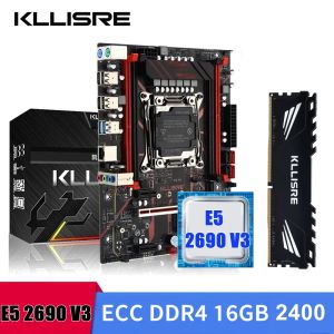 Motherboards Kllisre LGA 20113 Motherboard Kit Xeon X99 E5 2690 V3 CPU 16GB 2400MHz DDR4 ECC Memory