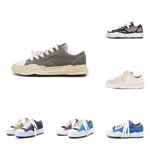 Projektant Maison Mihara Yasuhiro Hank OG Sole Canvas Low Original Sole Low Cut Canvas Buty dla mężczyzn Miharayasuhiro Toe Cap Sneaker Mens MMy SPs But Womens 679