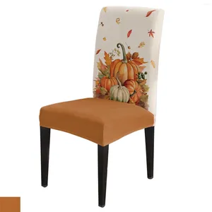 Pokrywa krzesełka Zakład Święta Dziękczynienia Dynia jesienna na siedzenia kuchenne jadalnia odcinek slipsovers bankiet el home