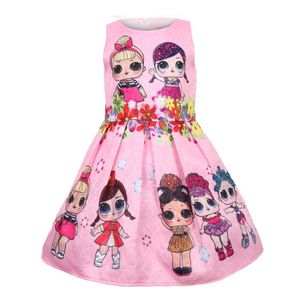 Abiti per bambini 39 anni Summer Cute Dress Elegant Kids Party Costumes Christmas Bambini Principessa LOL Girls Dress8156673