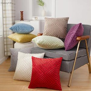 Pillow Nordic Cover Pouf Modern House Decorativa para Quarto Luxo Sofá confortável Couch Fundas de Cojines 45x45