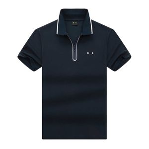 Bosss Polo Shirt Mens Polos T Shirts Designer Casual Business Golf T-shirt Pure Cotton Short Hermes T-shirt USA High Street Modemärke Summer Top Clothing 31ub