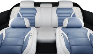 Universal fit biltillbehör Interiörbilsäte täcker full set för sedan pu läder adlusable säten täcker för SUV 5 stycken Seat5633485