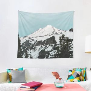 Gobeliny Mount Baker Baby Blue - Pastel Mornings Tobestry Decoration Decoration Sypialnia