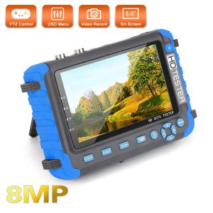 Wyświetl Pegatah IV8W 4K Tester CCTV 5 -calowy monitor kamery dla AHD/CVI/TVI CVBS Test analogowy z HDMI VGA Input UTP CFTV Testery CFTV