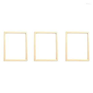 Frames 3X 40X50 Cm Wooden Frame DIY Picture Art Suitable For Home Decor Painting Digital Diamond Drawing Paintings