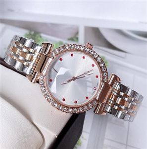 Mode Full Brand Arms Watches Women Ladies Girl Crystal Style Luxury Metal Steel Band Quarzuhr L897500662