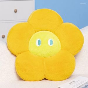 Pillow Flower Plush Throw Cute Sofa Cartoon Chair For Living Bedroom Office Seat Pad Home Decor