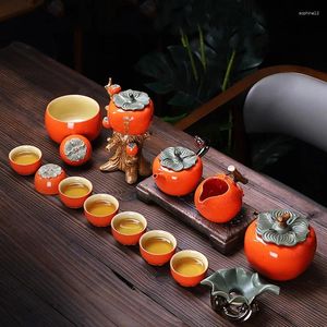 Teaware sätter allt går bra Tea Set Lazy Making Artefact Automatic high-end Office Home Light Luxury Cup Kitchen Dining Bar