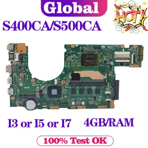 Pads Kefu S400CA Mainboard для ASUS S500CA S400C S500C S400 S500 Материнская плата ноутбука i3 i5 i7 3th Gen 4G/Ram