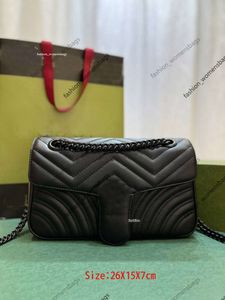 berühmte 5A Designerinnen Frauen Schulterbody Crossbody Tasche Handtasche Leinwand hochwertige echte Leder 499623 Kettenmessengerbeutel