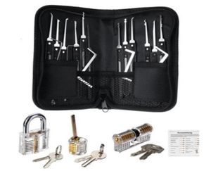 20 adet Kesme Uygulama Uygulama Asma Kilit Kilidi Kırık Anahtar Çıkarma Kanca Kiti Extractor Set Tocksmith Tool6782386