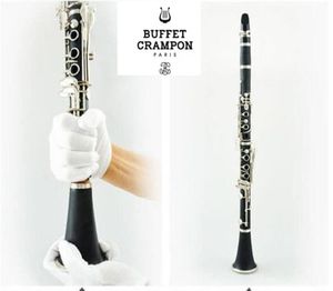 Francuski Crampon R13 BB klarnet 17 Keys Bakelite Silver Key z akcesoriami obudowy grający instrumenty muzyczne1259892