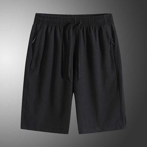 Mens Oversized Shorts Ice Silk Cool Sports Comfortable and Breathable Casual Capris