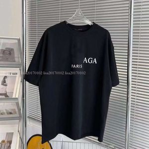 Camisetas de alta qualidade Tamanho clássico Tamanho S-5xl A camiseta mais recente de designers de verão masculino de mangas curtas de mangas curtas algodão