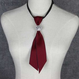 Bolo Bindungen Koreanische Mode Neue britische Bowtie -Kragen Retro Krawatte Hemd Fliege für Frauen formelle College -Style -Kleiderhals Accessoires 240407