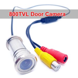 Kameror Metal 800tvl Cat Eye Door Hole Camera Security Color CMOS 3,6 mm / 2,8 mm Peephole CCTV Security Surveillance Mini Camera