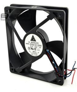 For Delta EFB1212HH FOO ROO 12025 12cm Large air volume double ball fan 3 pin fan3022187