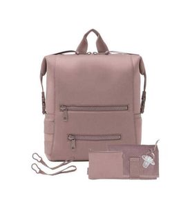 Ny ankomst 2022 Fashion Solid Color Match Neoprene Bag Luxury Women ryggsäck Vattentät foldble9657760