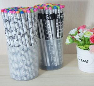 Music Symbols Pencils Fashion Pencils Lovely Pencil Stationery For School With Colorfull Eraser7303530