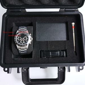 Grey 40*12.3Mm Automatic Superclone 7750 Watch Business AAAA Men's Round Black Chronograph Movement Designers Fashion 545 montredeluxe