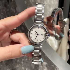 Luxo Small Designer Woman Rates Fashion AAA Ratiz Pink Silver Lady Watch Watches de alta qualidade Os novos produtos com rótulos definem o presente de namorado para menina com caixa