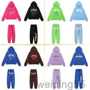 Дизайнерский дизайнерский спортивный костюм Sp5der Mens Mudie Hoodie Sp5der Young Thug 555555 Мужчины Женщины толстовок из пенопластовой печати.