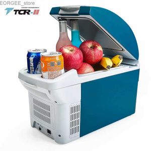 Frys TTCR-II Portable Cooler 6L Mini Cooler DC12V bilkylare Student Dormitory Cooler Touch Cooler Silent Car Cooler Y240407