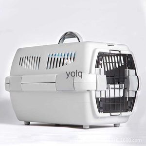 Cat Carriers Crates Houses Pet aviation box cat and dog kennel medium-sized cage portable for outdoor use checked in by Air China car mounted Alice H240407