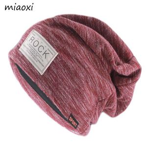 Feanie/caveira Caps Moda Autumn Warm Unisex Beanies Skullies Casual Rock Hip Hop Inverno de inverno Hap