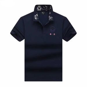 Shirt Designer Polo Mens Polos T-Shirt Bosss Mode Luxus Marke Freiwilligen Business Golf T-Shirt Pure Baumwolle atmungsaktiv