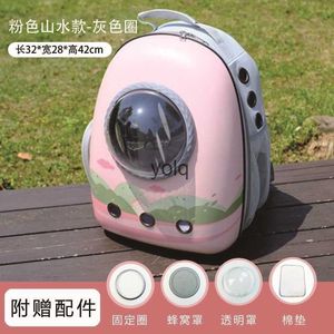 Cat Carriers Crates Houses bag enlarge space capsule pet backpack cat out Dog Bag Backpack cage supplies H240407 88