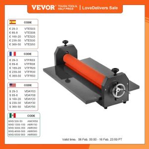 Laminator VEVOR 51"x0.59" Manual Cold Roll Laminator Machine Sheets Document Plasticizer Fits Poster Painting Photo Book Cover A3 A4 Paper