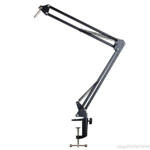 Stand Mic Arm Stand Microphone Suspension Boom Scissor Holder for studio Broadcast PN O1420 Dropship