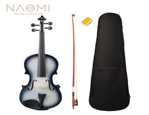 NAOMI 44 Akustisk fiol för studenter Nybörjare Fiol Set WBOW Case Rosin Violin Set New7941348