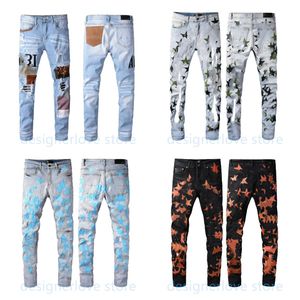 Damen Designer Jeans zerrissene Jeans für Herren Denim Reißverschluss Skinny Pant für Frauen Schwarze Vintage Star Hosen Streetwear Zip Luxury grau weiße Jeans Pants Plus Size 28 29