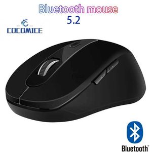 Möss Silent Bluetooth Mouse Lämplig för iPad Samsung Huawei Android Windows-surfplattor Ultra-High Definition Gaming Laptop PC H240407