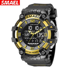 New 8089 Men's Trend Multifunctional Outdoor Sports Waterproof Alarm Clock Glow Watch