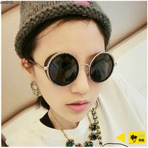 Brand Punk Steam Sunglasses Round Mens and Womens Fashion Star Same Reflector U6a2