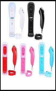 Game Controllers 2 in 1 Retail Built in Motion Plus Remote and Nunchuck Controller for Nintendo Wii games9405031