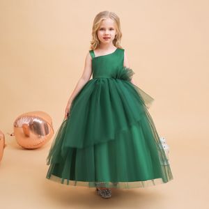 Cinghie rosa bianche verde brillante ragazza di compleanno/abiti da festa abiti da concorso da ragazza abiti da fiore abiti da ragazza ragazza ogni ogni giorno gonne per bambini 'indossare sz 2-10 d406234