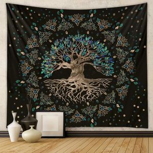 Tapisseries Tree of Life Tapestry Astrology Wall Hanging For Room Dorm Soffa Bed Bed Bed Bed Bed Bed Bed Bed Bed Bed Bed Bed Bed Bed Bed Bed Bed Bed Bed Bed Bed Bed Bed Bed Bed Bed Bed Bed Bed Bed Dekoration 200x150cm