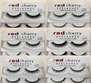 Red Cherry False rzęs 5 pary Style 8 Style Naturalne długie profesjonalne makijaż duże oczy 13 stylów w magazynie Wysoka jakość 9957726