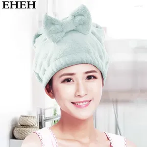 Towel EHEH Women Lady Shower Cap Dry Hair Hat Super Absorbent Adult Cute Bath Quick Drying Turban Shampoo