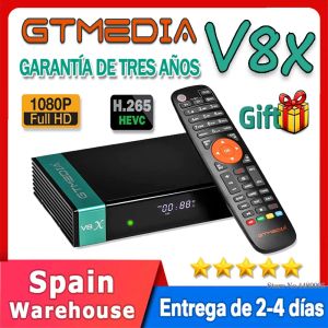 Box Full HD GTMedia V8X DVBS2X Odbiornik Satelitarny GTMedia V9 Prime V7 S2X Aktualizacja Forma GTMedia V8 Nova WSPARCIE H.265 WBUDOW