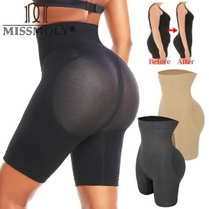 Womens High Waisted Shapewear Shorts Tummy Control Panties Butt Lifter Slimming Waist Trainer Compression Body Shaper Underwear 240407