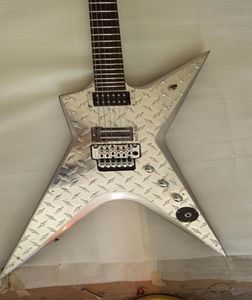 Custom Wash Diamond Plate Stealth USA Electric Guitar Dime 3 Tremolo Bridge China Made Guitars9029036