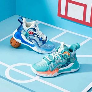 Scarpe per bambini per il piacere per il tempo libero per esterni atletici Nuovi scarpe da basket per bambini scarpe da sport per ragazzi scarpe alla moda 240407